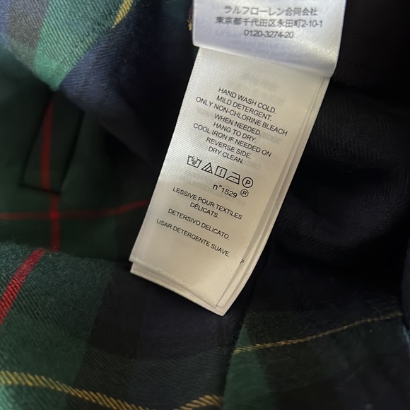 LAUREN Ralph Lauren Plus Size Plaid Pleated Twill Ankle Pants - Picture 13 of 14